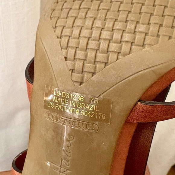 Cole Haan Strappy Brown Leather Sandals - Picture 4 of 5